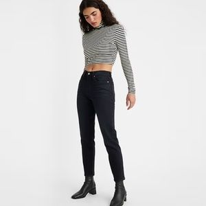 Levi's Women's High Rise Wedgie Jeans Size 33 in Black